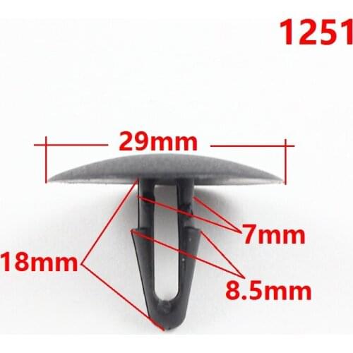 Car Engine Cover Hood Insulation Retaining Clip Plastic For Toyota NO.1 Shield Panel trim Fastener retainer