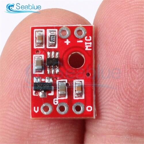 DC 3.3V-6V MAX9812 MAX9812L Microphone Amplifier Board Micro Speaker Audio Voice Sound Board AMP DIY Electron Kit