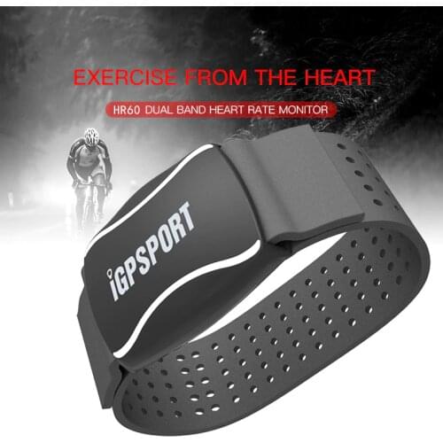 IGPSPORT Arm Photoelectric Heart Rate Monitor LED Light Warning HR60 HR Monitor Support Bicycle Computer Mobile APP