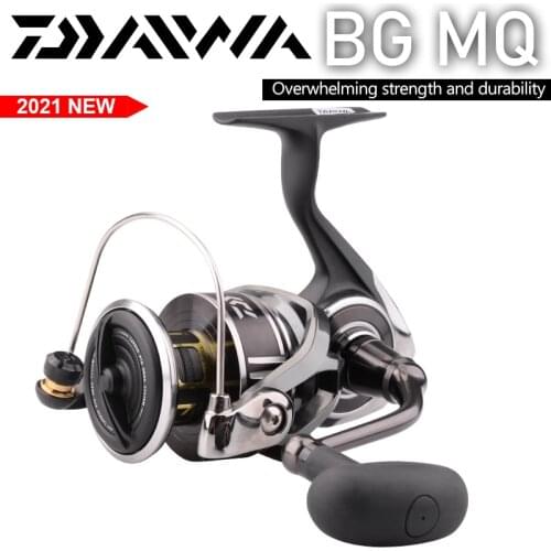 New 2021 DAIWA BG MQ Spinning Fishing Reels 5000D-H/6000D-H Gear Ratio 5.7:1 Max Drag 12kg 6BB Reel Fishing Wheel Metal Spool