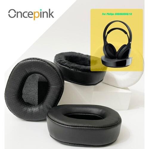 Oncepink Replacement EarPads For Philips SHD8600 Headphone Ear Cushion Cover Repair Parts Earphones Accessories