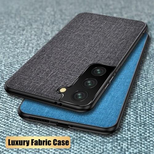 Soft TPU Case For Samsung Galaxy S20 FE S10 Note 10 Lite 20 9 8 S9 S8 Plus Ultra S21 S7 Edge Cloth Fabric Silicone Case Cover