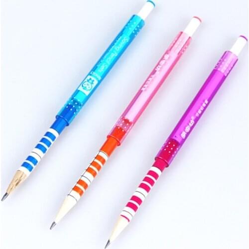 3 pieces 5 pieces 10 pieces of cartoon pencil extender extension rod student office drawing pencil head connector wholesale