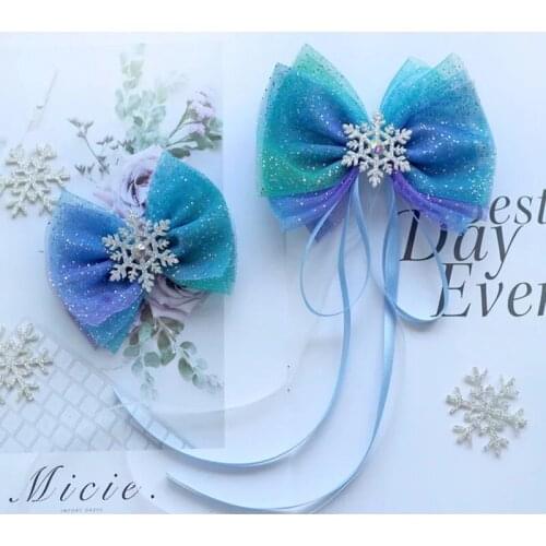 Princess Top Hair Clip Wedding Flower Girl Gair Accessories Gauze Headdress