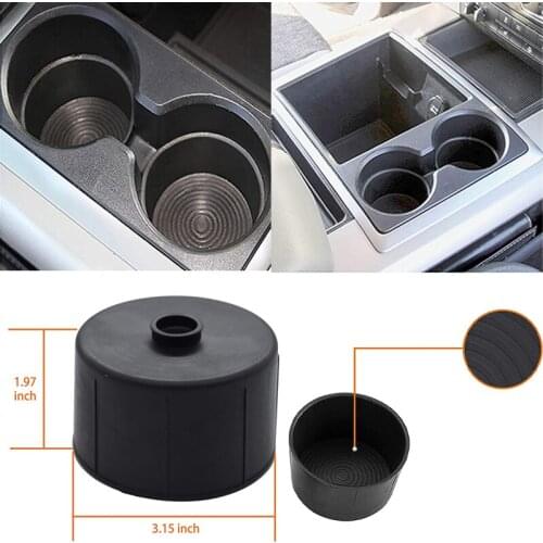 1pair Cup Holder Rubber Inserts For Ram 2500 3500 Black 1EB17DX9AB Accessories High quality