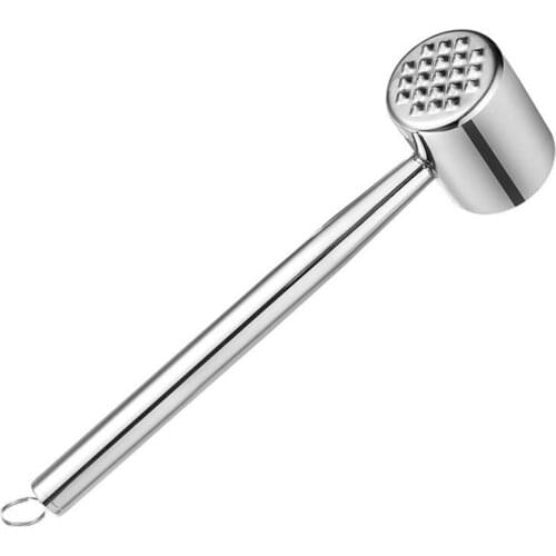 1Pcs Kitchen Gadgets Multifunction Meat Hammer Two Sides Loose Tenderizers Portable Steak Pork Tools Aluminum Alloy