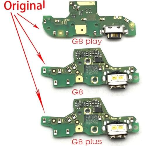 10Pcs/Lot, Dock Connector USB Charger Charging Port Flex Cable Board For Motorola Moto G8 / G8 Play / G8 Plus Replacement Parts