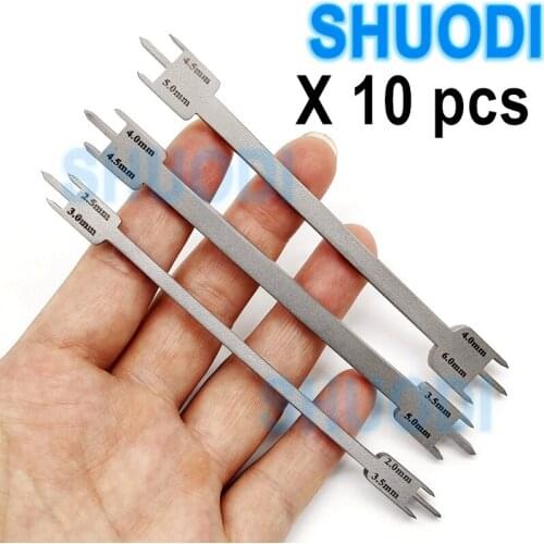 10 pcs Dental Orthodontic Bracket Positioning Height Gauge Bracket Locating Guide (3 Types for selection)