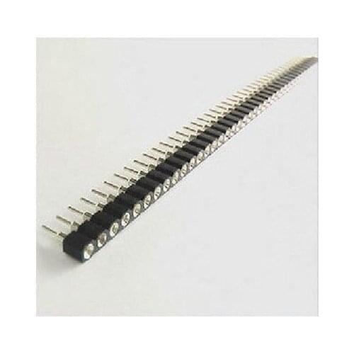 20pcs 1x40 Pin 2.54 Round Female Pin Header Connector