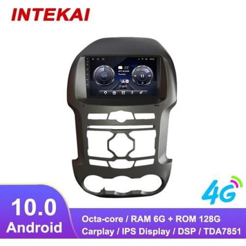 9"Android 10.0 Car Radio GPS Navigation autoradio multimedia player for ford ranger 2011 2015 F250 head unit stereo