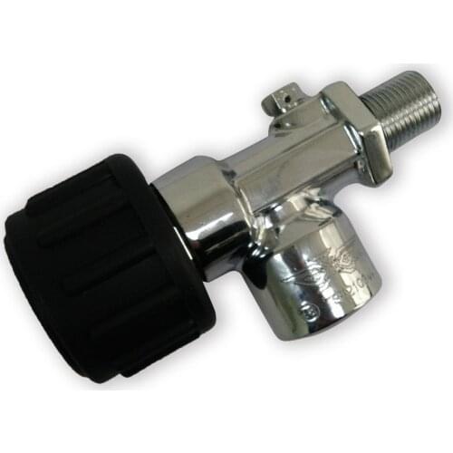 AC910 Carbon Fiber Cylinder Valve Pcp Paintball Tank 30Mpa 4500psi Din Valve ON/OFF M18*1.5 Male Thread G5/8 Female Thread