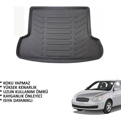 For hyundai accent era luggage pool car accessory car rug 2006 2012 model compatible
