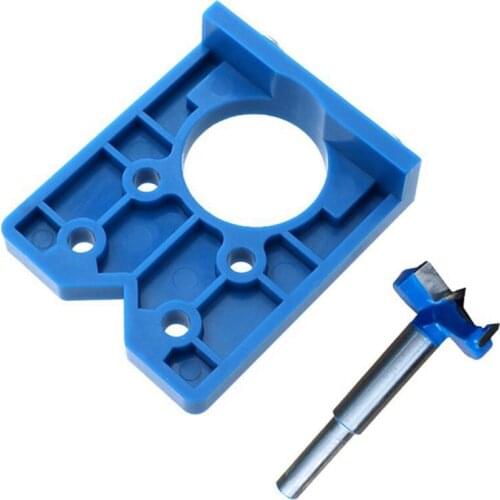 Hot Drill Bits Set for Hinge with Concealed Hinge Boring Jig 2Pcs Wood Cutter Carpenter Woodworking Diy Tools