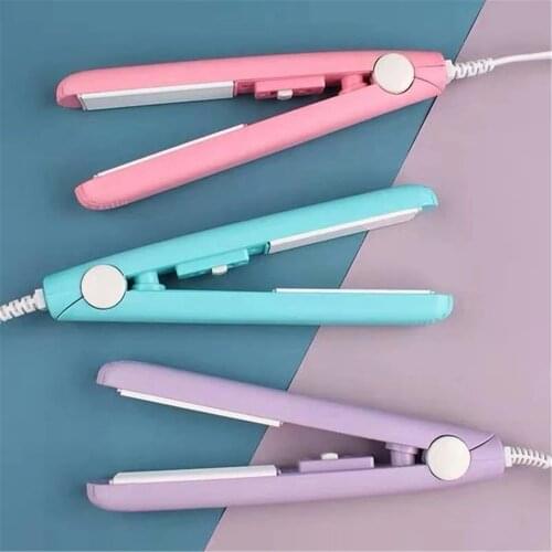 Ceramic Mini Hair Curler 2-in-1 Hair Straightener Quick Hair Styling Long-Lasting Effect NIN668