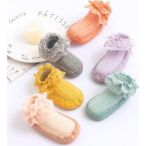 0-18M Newborn Kid Baby Girls Lace Socks Ruffles Cute Sweet Cotton Socks Shoes Elegant Lovely Princess Socks Accessories