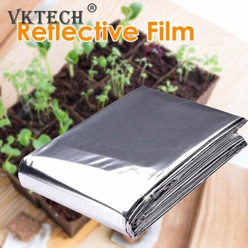 210x120cm Silver Reflective Film Environmental Portable Light Healthy Security Plants Cover Greenhouse Covering Foil Sheets