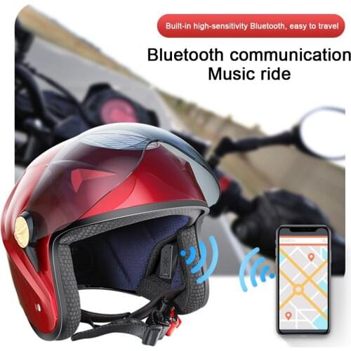 Moto bluetooth Wireless Noise cancel Helmet Headset Hands Free BT V4.2 Intercom Handsfree With Microphonefor Motorcycle