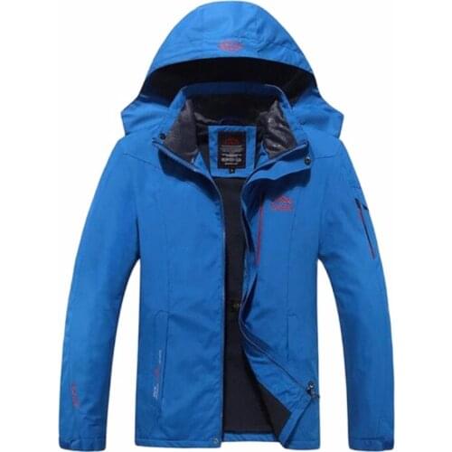 Super Size 6XL 7XL 8XL Mens Jacket Demi Season Quality Brand Waterproof and Wind-proof Jacket Overcoat Mountaineering Jacket