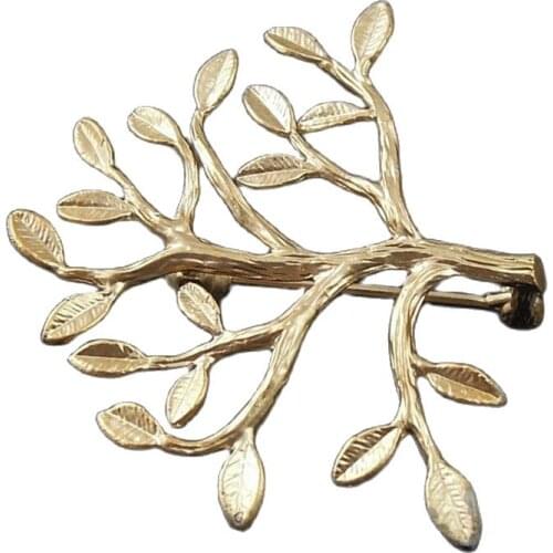 DIY Delicate Unisex Branches Fashion Tree Branch Brooch Pin Men Women Collar Brooch Pins Jewelry