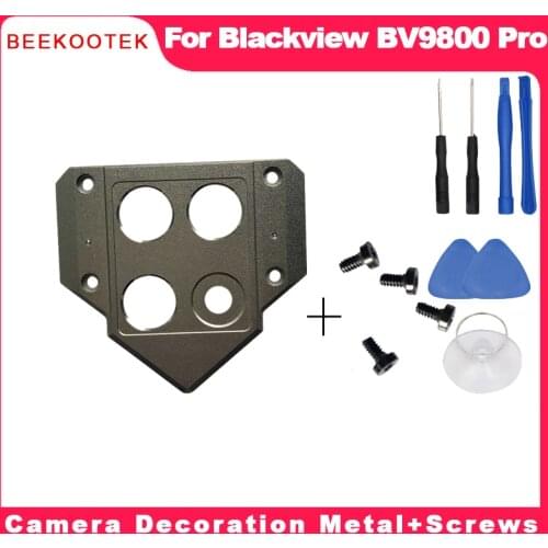 New Original BV9800 Back Cover Rear Camera Decoration Metal Screws Parts Accessories Parts For Blackview BV9800 Pro Cellphone