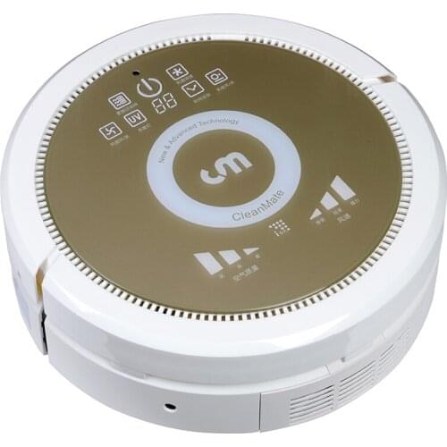 2019 robotic vacuum cleaner air purifier EUROPE BRAND Cleanmate dry/wet mopping patent ultrasonic wave li-battery