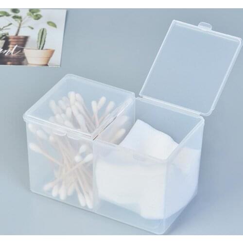 New Acrylic Multifunctional Round Container Cosmetic Makeup Cotton Pad Organizer Makeup Desktop Tool Jewelry Case Container