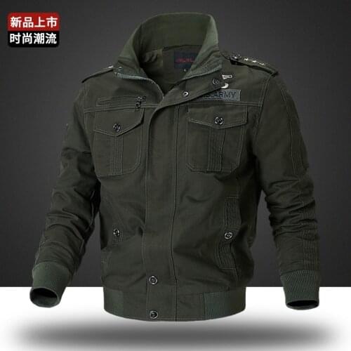 Autumn Jackets Men 2020 Winter Military Airsoft Bomber Jacket Coat New Pilot Jacket Air Force Casual Cargo Jacket Men Clothing