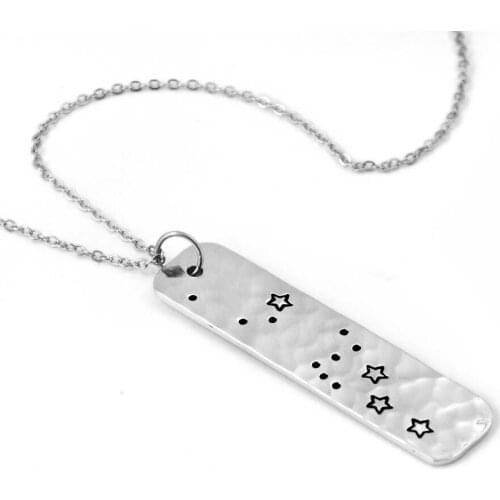 Aquarius Constellation Sign Pendant Necklace, Aquarius Constellation Charm,Custom necklace,Astrology Charm, Zodiac Necklace