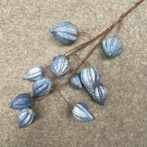 Foam Cape Gooseberry Spray Color Berry Flower Branch DIY Home Floral Arrangement Garden Bonsai Decoration Fake plants