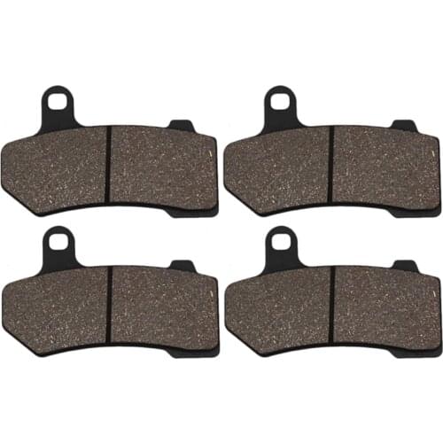 Cyleto Motorcycle Front Brake Pads for HARLEY DAVIDSON FLHXXX Street Glide Trike 2010 2011