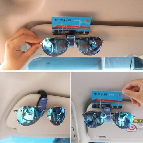 General Motors Sun Visor Glasses Case Sunglasses Clip Card Ticket Clip Buckle Pen Case Glasses Accessories