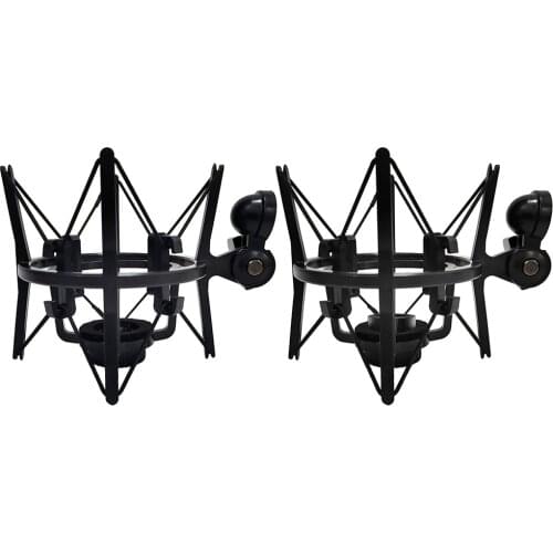 Universal Mic Microphone Shock Mount Adjustable Clip Holder Stand Recording Bracket Professional Accessories