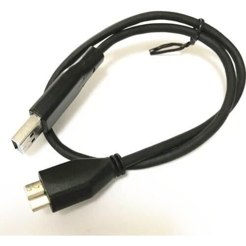 Free Shipping USB3.0 PC Data SYNC Cable for Toshiba Canvio Portable HDTC605XR3A1 HDTC605XL3A1 Short 50cm