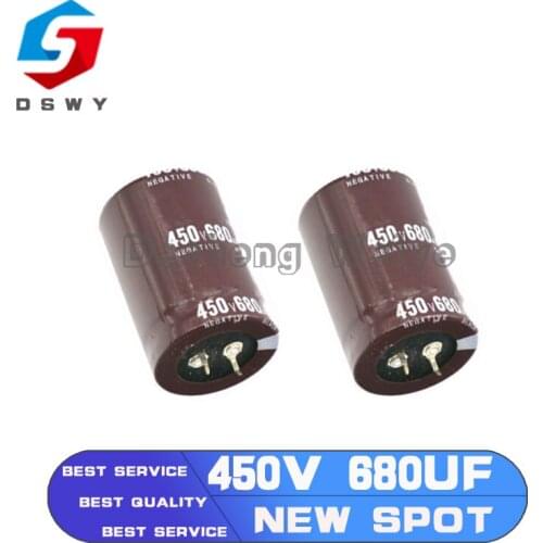 1Pcs/Lot 450V 1000UF 450v680UF Aluminum Electrolytic Capacitor Size 35*50mm 450v1000uf 20