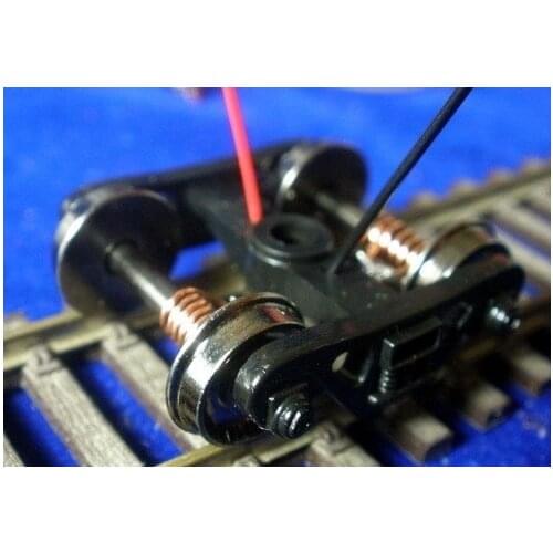 2pcs / lot 1/87 Model Train ho scale conductive metal wheel to wheel accessories architectural model material Free Shipping