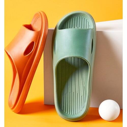 2021 New Home Couple Slippers Comfortable Fashionable Sandals Women Indoor Soft Slippers Non-Slip Thick-Soled Slippers TX295