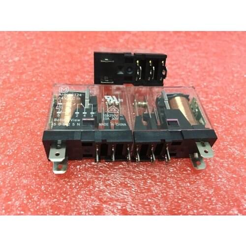 AHN12124 24VDC 5PIN Relay 10A250V/10A30V 30PCS