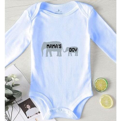 Bodysuit for Newborns Baby Boy Winter Clothes Printing Mama Newborn Girl Outfit One Piece Jumpsuit Kids Autumn Infant Clothing