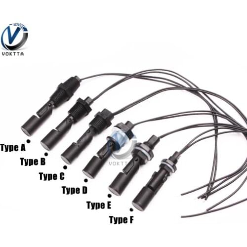 A/B/C/D/E/F Type Water Level Sensor Low Pressure Switch Water Level Liquid Level Sensor Horizontal Right Angle Float Switch