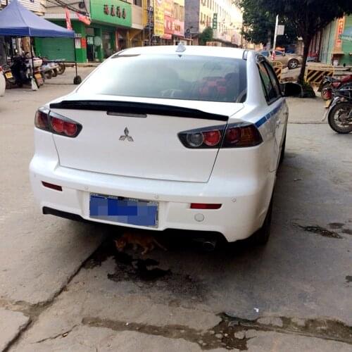 For Mitsubishi Lancer EX Evo 2008 2009 2010 2011 2012 2013 2014 2015 ABS Plastic Unpainted Primer Wing Rear Boot Trunk Spoiler