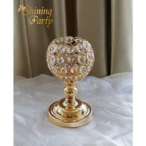 Crystal Candle Holder, Ornament Candlesticks Candle Stand, Wedding Centerpiece, Wedding Party Home Christmas Decoration