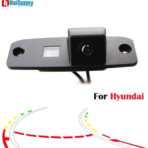 Intelligent Dynamic Trajectory Tracks Parking Rear View Camera For Hyundai Elantra Terracan Tucson Accent Sonata KIA Sportage