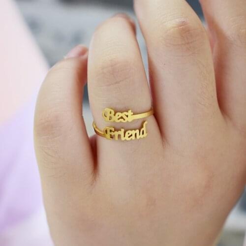 BEST FRIENDS Engraved Ring , Forever Friends, You and Me, To Infinity, Forever and Always, Gift Rings