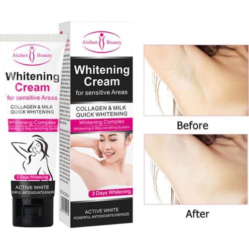 Summer 7-Day Skin Armpit Whitening Cream Skin Lightening Bleaching Cream Underarm Dark Skin Whitening Intimate Body Lotion
