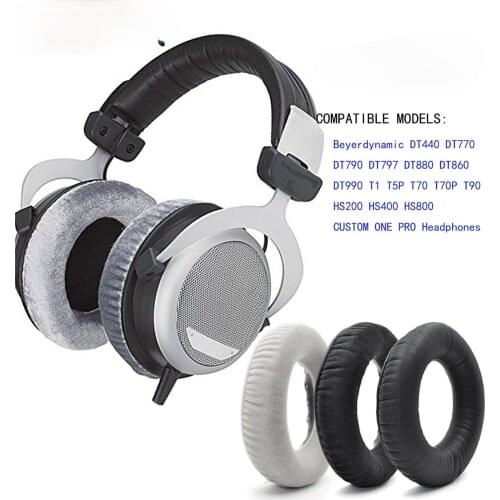 New Replacement Soft Ear Pads for Beyerdynamic DT880 DT860 DT990 DT770 T5P T70 T70P T90 T5P T1 headphone