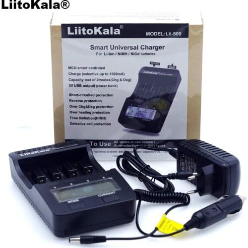 New Liitokala lii500 Smart Universal LCD LI-ion NiMh AA AAA 10440 14500 16340 17335 17500 18490 17670 18650 Battery Charger