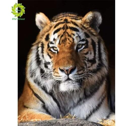 OSH Full square / round 5d diamond painting Tiger diamond mosaic sale diamond embroidery cross stitch home decoration