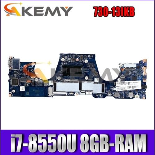 For Lenovo Yoga 730-13IKB laptop motherboard DLZP3 LA-F571P W/ CPU i7-8550U 8GB-RAM tested FRU 5B20Q95842 Mainboard