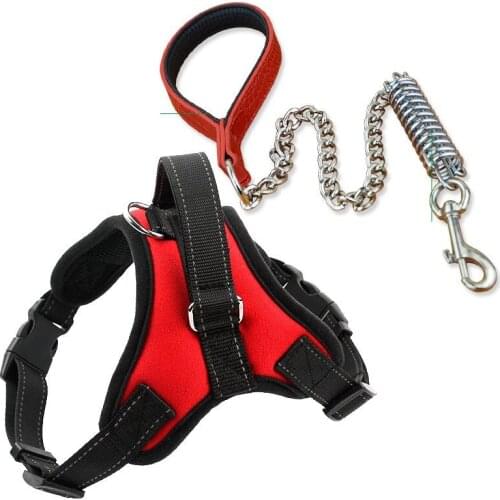 S/M/L/XL Dog Pet Harness Confortable O Style Small/Medium Big Dog Pet Harness Vest Matched 2 Styles Leash Lead