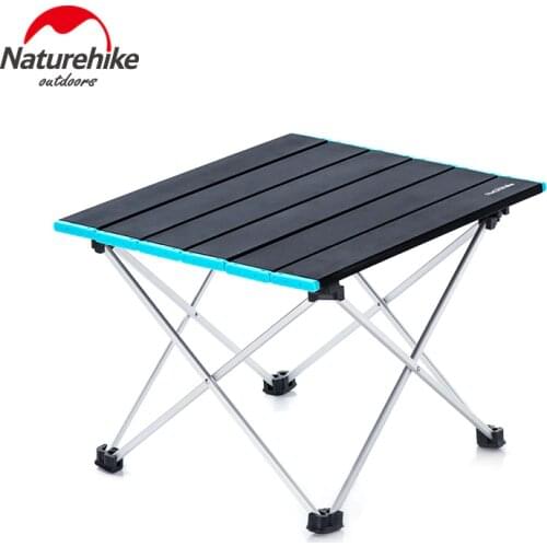 Naturehike Outdoor Folding Camping Table Protable Lightweight Aluminium Alloy Picnic Table Outdoor BBQ Picnic Camping Table